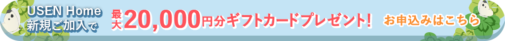 web申し込み限定キャンペーン実施中!