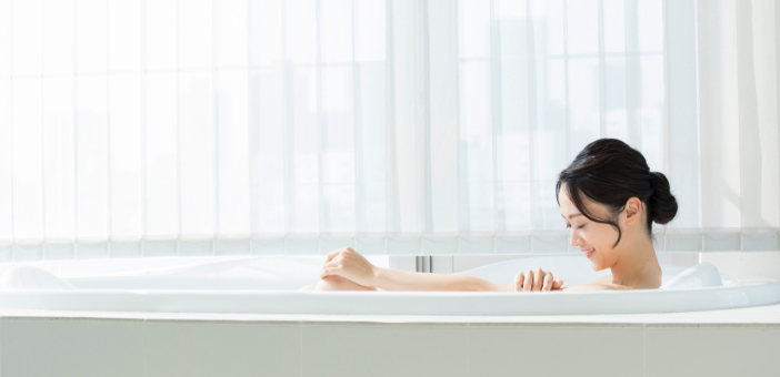 女性におすすめしたいお風呂で音楽を楽しむ<br>メリットと方法イメージ